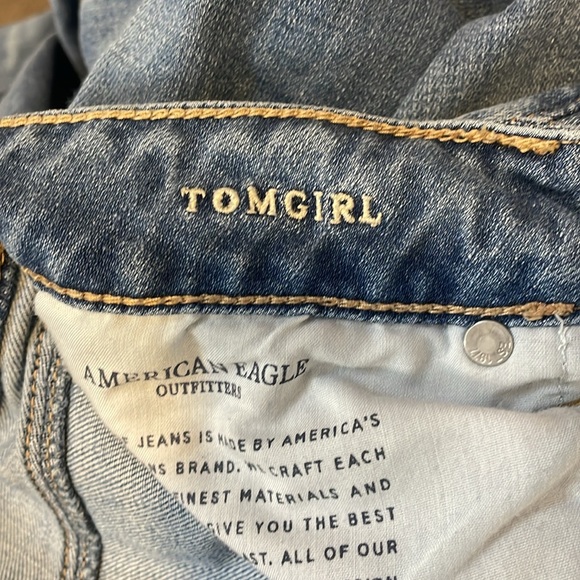 American Eagle Tomgirl jeans - Size 6 Regular - Picture 10 of 12